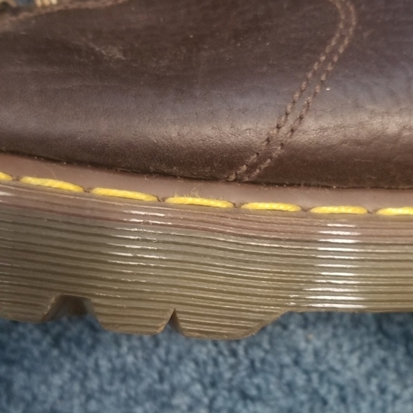 Dr. Martens Chunky Derby D-Ring Leather Men's Shoes. Air Cushioned Soles Size 12 - Picture 5 of 14